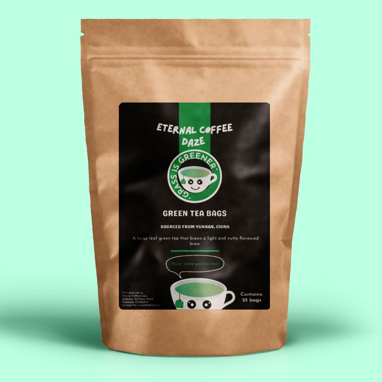 Grass Is Greener Tea Bags - Eternal Coffee Daze