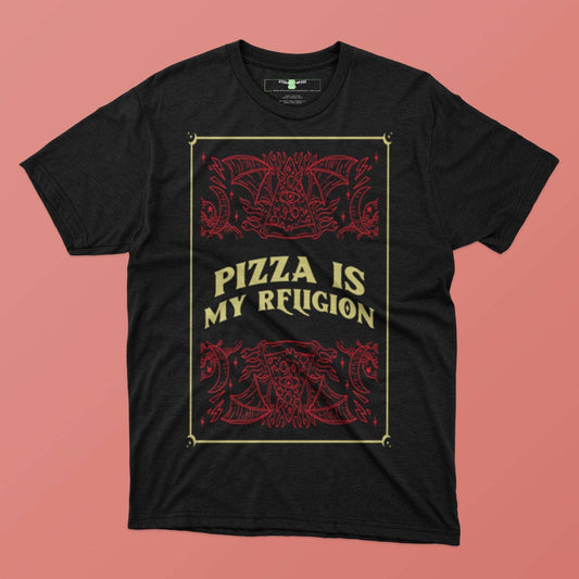 The Pizza Is My Religion Top - Eternal Coffee Daze